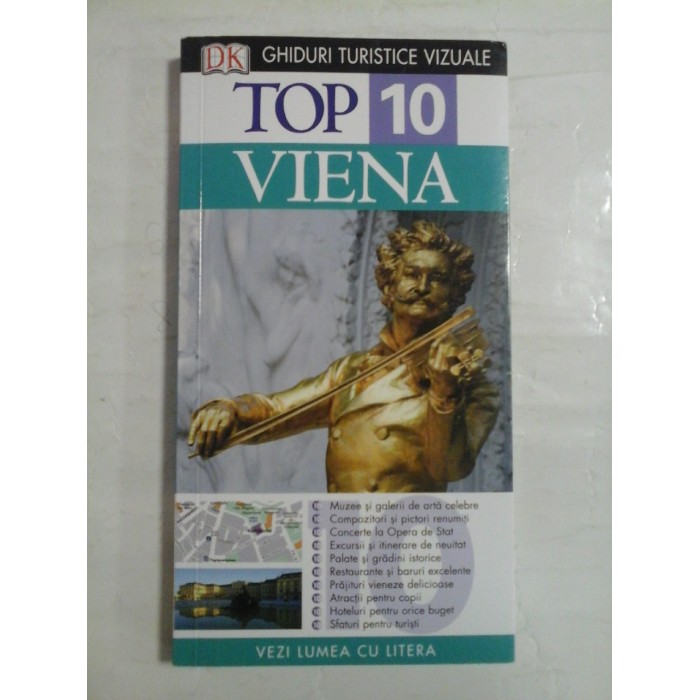 GHIDURI  TURISTICE  VIZUALE   TOP  10   VIENA  -  Michael LEIDIG * Irene  ZOECH  